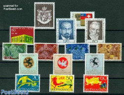 Liechtenstein 1969 Yearset 1969, Complete, 15v, Mint NH, Various - Yearsets (by Country) - Ongebruikt