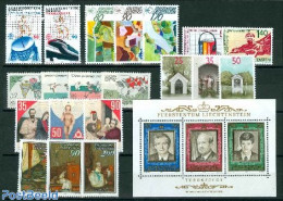 Liechtenstein 1988 Yearset 1988, Complete, 20v + 1s/s, Mint NH, Various - Yearsets (by Country) - Nuevos