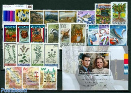 Liechtenstein 1993 Yearset 1993, Complete, 24v + 1s/s, Mint NH, Various - Yearsets (by Country) - Unused Stamps