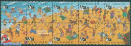 New Zealand 1994 Cricket 10v [++++], Mint NH, Sport - Cricket - Unused Stamps