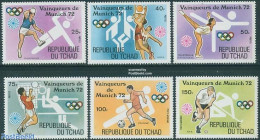 Chad 1972 Munich Olympic Winners 6v, Mint NH, Sport - Shooting Sports - Altri & Non Classificati