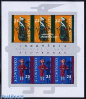 Slovakia 2006 Marionettes 3x2v M/s, Mint NH, Performance Art - Various - Theatre - Joint Issues - Ungebraucht