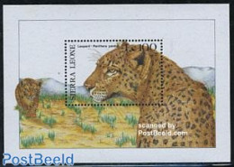 Sierra Leone 1987 Leopard S/s, Mint NH, Nature - Animals (others & Mixed) - Cat Family - Autres & Non Classés