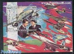 Comoros 1978 Aviation History S/s, Mint NH, Transport - Aircraft & Aviation - Vliegtuigen