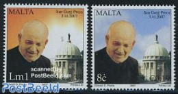 Malta 2007 San Georg Preca 2v, Mint NH, Religion - Religion - Malte