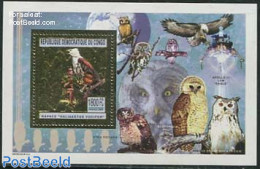 Congo Dem. Republic, (zaire) 2004 Scouting S/s, Gold, Mint NH, Nature - Sport - Birds - Birds Of Prey - Scouting - Altri & Non Classificati