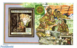 Congo Dem. Republic, (zaire) 2004 Scouting S/s, Gold, Mint NH, Sport - Scouting - Autres & Non Classés