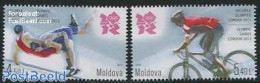 Moldova 2012 Olympic Games London 2v, Mint NH, Sport - Cycling - Olympic Games - Ciclismo