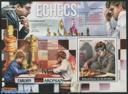 Burundi 2012 Chess S/s, Mint NH, Sport - Chess - Sport (other And Mixed) - Schach