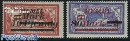 Memel 1922 Overprints 2v, Mint NH - Sonstige & Ohne Zuordnung