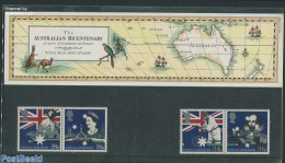 Great Britain 1988 Australian Bi-Centenary, Presentation Pack 191, Mint NH, Sport - Transport - Various - Cricket - Sh.. - Neufs