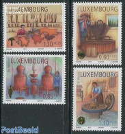 Luxemburg 2013 Historical Handicrafts 4v, Mint NH, Art - Handicrafts - Ungebraucht