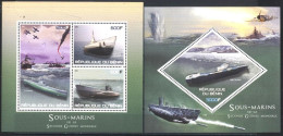 Mint Stamps  In Miniature Sheet And S/S  Transport Ships  2015  From Benin - Barcos