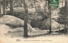 77-FONTAINEBLEAU LA FORET CAVERNE DES BRIGANDS-N°T5277-E/0145 - Fontainebleau