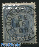 Netherlands, Kleinrond Cancellations 1896 Kleinrond LOON OP ZAND On NVPH 35, Used Stamps - Sonstige & Ohne Zuordnung