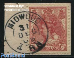 Netherlands, Kleinrond Cancellations 1909 Kleinrond MIDWOUD On NVPH 60, Used Stamps - Sonstige & Ohne Zuordnung