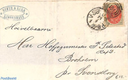 Denmark 1872 Folding Letter To Svendborg, Postal History - Briefe U. Dokumente