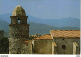 66 COLLIOURE L'Antique Tour Du Phare Clocher église St Vincent Contreforts Des Albères VOIR DOS Et Flamme En 1985 - Collioure