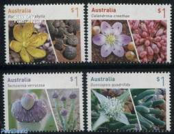 Australia 2017 Succulents 4v, Mint NH, Nature - Cacti - Nuovi