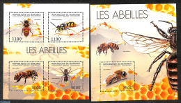 Burundi 2012 Bees 2 S/s, Mint NH, Nature - Bees - Insects - Otros & Sin Clasificación