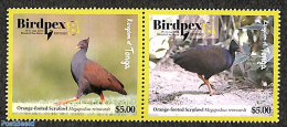 Tonga 2018 Birdpex 2v [:], Mint NH, Birds - Altri & Non Classificati