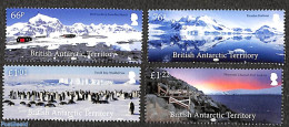 British Antarctica 2018 Landscapes 4v, Mint NH, Nature - Birds - Penguins - Sonstige & Ohne Zuordnung