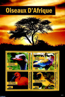 Togo 2014 African Birds 4v M/s, Mint NH, Nature - Birds - Togo (1960-...)