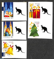 Australia 2017 Christmas 5v S-a With Personal Tabs, Mint NH, Religion - Christmas - Unused Stamps