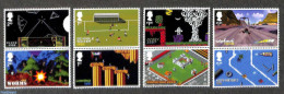 Great Britain 2020 Computer Games 8v (4x[:]), Mint NH, Science - Sport - Computers & IT - Football - Ongebruikt