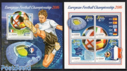 Sierra Leone 2016 European Football Championship, 2 S/s, Mint NH, Sport - Football - Other & Unclassified