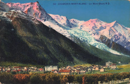 74-CHAMONIX MONT BLANC LE MONT BLANC-N°T5278-A/0233 - Chamonix-Mont-Blanc