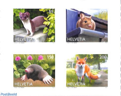 Switzerland 2021 Animals In The City 4v S-a, Mint NH, Nature - Animals (others & Mixed) - Unused Stamps