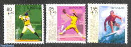 Germany, Federal Republic 2021 Sports 3v, Mint NH, Sport - Baseball - Fun Sports - Sport (other And Mixed) - Nuovi