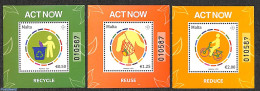 Malta 2021 Act Now 3 S/s, Mint NH, Nature - Sport - Environment - Cycling - Umweltschutz Und Klima