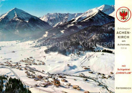 72852903 Achenkirch Wintersportplatz Mit Schigebiet Christlum Alpenpanorama Flie - Altri & Non Classificati