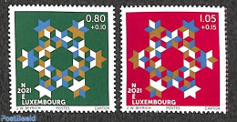 Luxemburg 2021 Christmas 2v, Mint NH, Religion - Christmas - Neufs