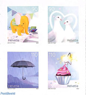 Switzerland 2022 Special Events 4v S-a, Mint NH, Nature - Birds - Elephants - Pigeons - Ongebruikt