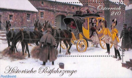 Austria 2022 Stage Coach S/s, Mint NH, Transport - Post - Coaches - Nuevos