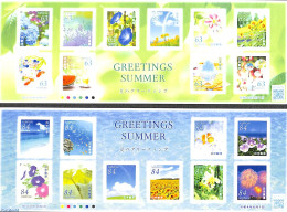 Japan 2022 Summer Greetings 20v S-a (2 M/s), Mint NH - Ungebraucht