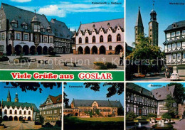 72852838 Goslar Kaiserwoerth Rathaus Marktkirche Rosentor Kaiserpfalz Marktplatz - Goslar