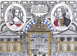France 2022 Louis XV & Marie Leszczynska S/s, Mint NH, History - Kings & Queens (Royalty) - Nuevos