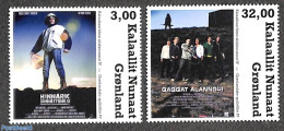 Greenland 2023 Movies 2v, Mint NH, Performance Art - Film - Unused Stamps