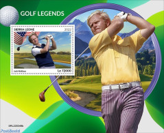 Sierra Leone 2022 Golf Legends, Mint NH, Sport - Golf - Golf