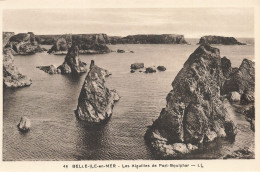 56-BELLE ILE EN MER LES AIGUILLES DE PORT GOULPHAR-N°T5279-B/0005 - Belle Ile En Mer