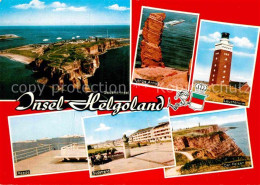 72852749 Insel Helgoland Fliegeraufnahme Lange Anne Felsen Leuchtturm Strand Ree - Helgoland