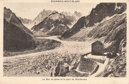 74-CHAMONIX MONT BLANC GARE DE MONTENVERS-N°T5279-A/0247 - Chamonix-Mont-Blanc