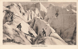 74-CHAMONIX MONT BLANC ASCENSION DU MONT BLANC-N°T5279-A/0237 - Chamonix-Mont-Blanc