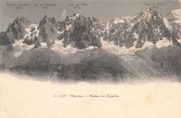 74-CHAMONIX CHAINE DES AIGUILLES-N°T5278-H/0391 - Chamonix-Mont-Blanc