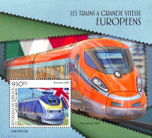 Djibouti 2019 High Speed Trains S/s, Mint NH, Transport - Railways - Eisenbahnen