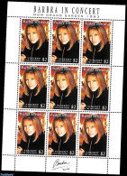 Saint Vincent 1993 Barbara Streisand M/s, Mint NH, Performance Art - Music - Popular Music - Musique